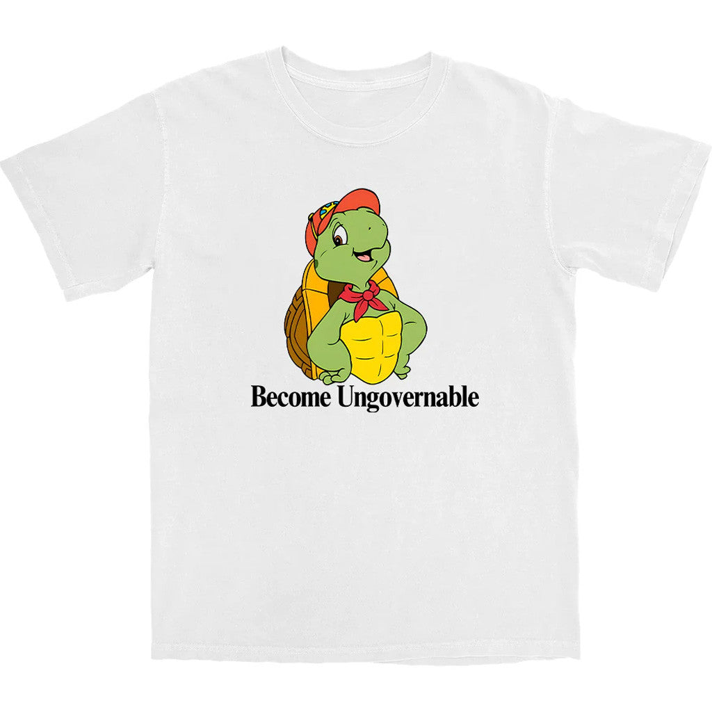 Shitheadsteve Merch Become Ungovernable Turtle T-Shirt Best Gifts For Boyfriend