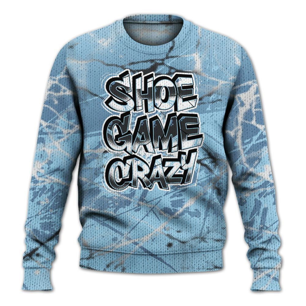 Shoe Game Crazy Graphic Knitted Sweater Unique Father's Day Gifts