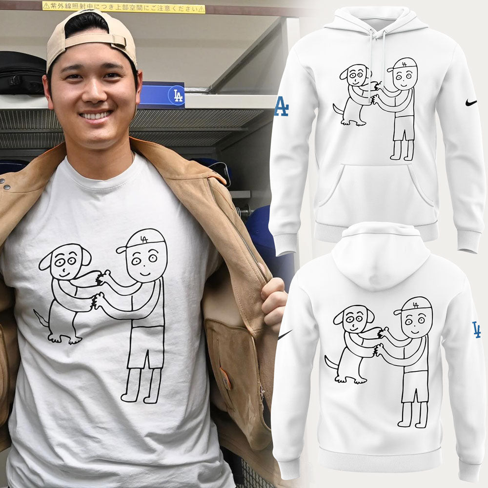 Shohei Ohtani And Decopin Los Angeles Dodgers Funny Hoodie Gifts For Baseball Fans
