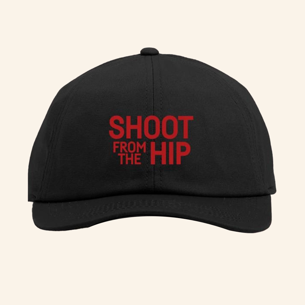 Shootimpro Merch Shoot From The Hip Embroidered Cap Gifts For My Husband