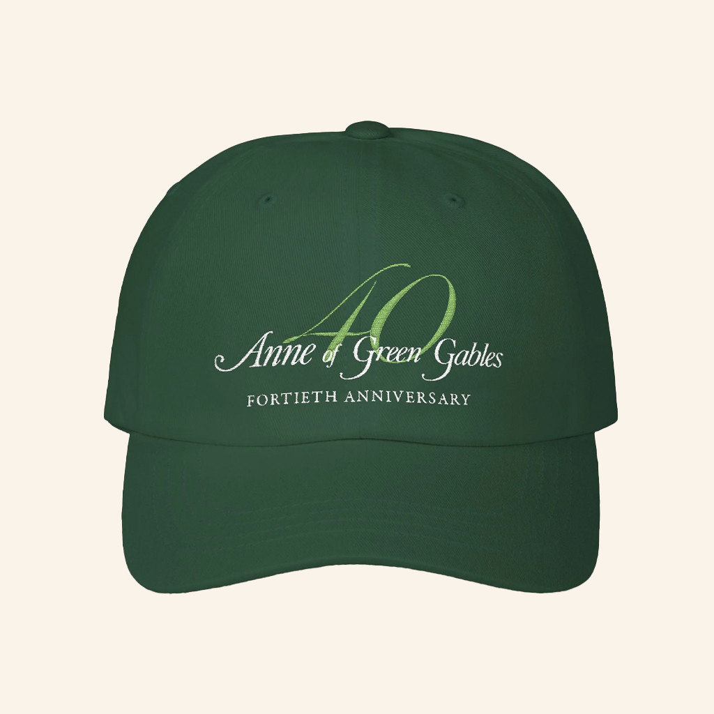 Shop At Sullivan Merch Anne Of Green Gables 40Th Anniversary Baseball Hat Embroidered