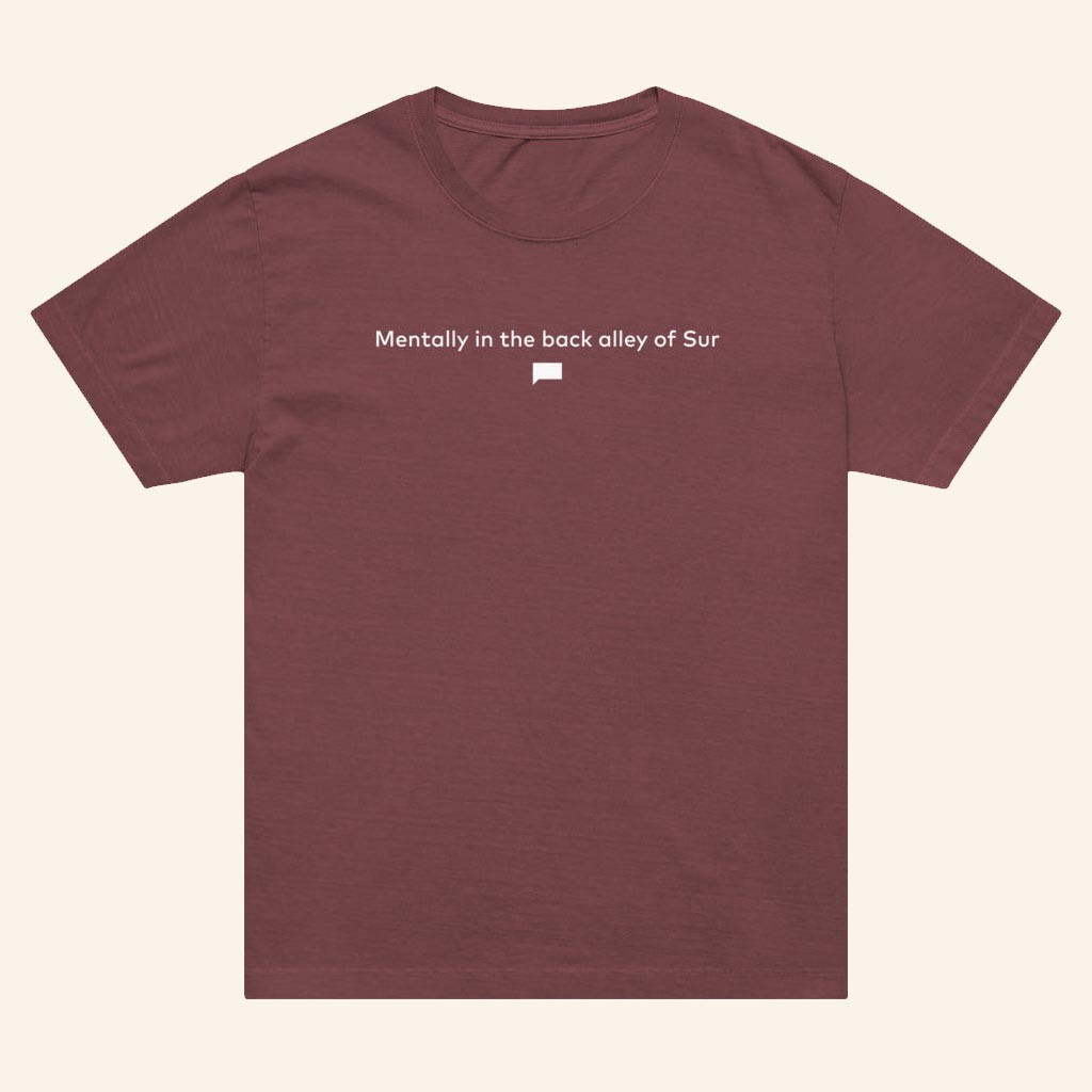 Shop By Bravo Merch Vanderpump Rules T-Shirt Mentally In The Back Alley Of Sur Shirt Him Gifts