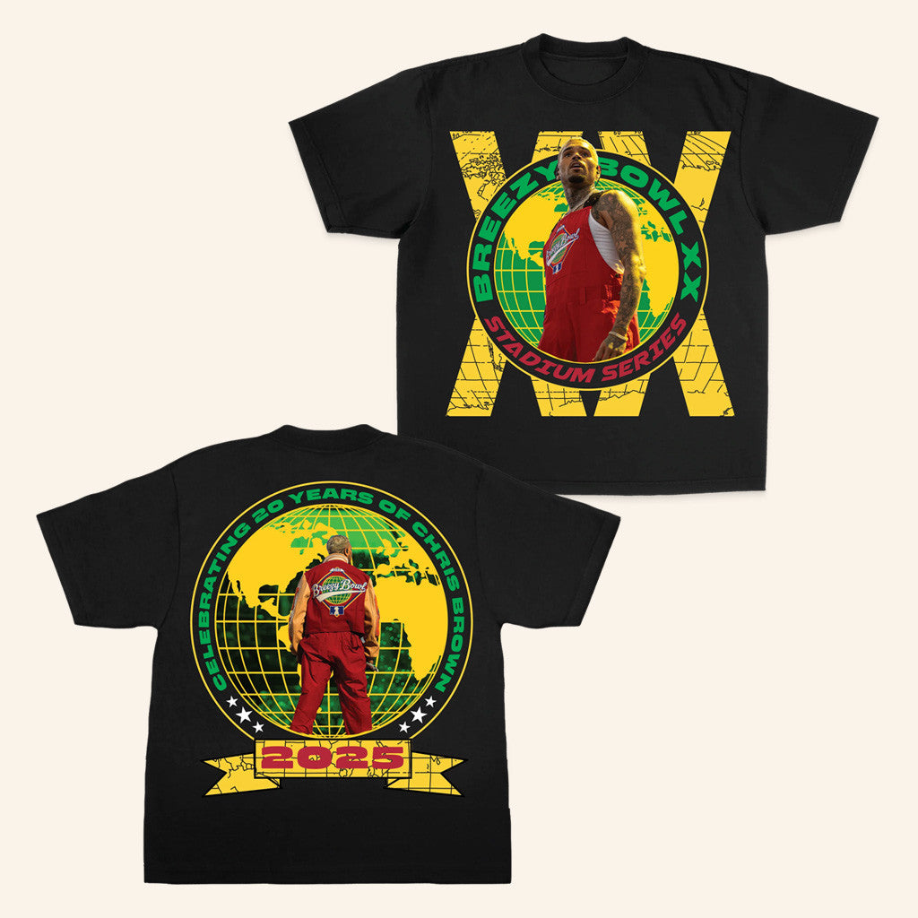 Shop Chris Brown Merch Breezy Bowl Xx Off The Grid T-Shirt Birthday Gifts For Boyfriend