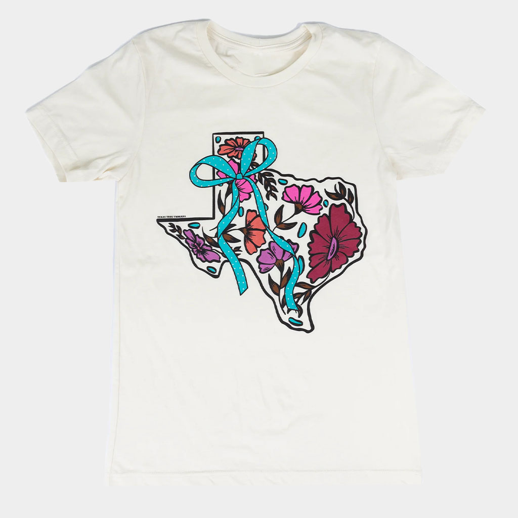Shop Crazy House Merch Floral Texas T-Shirt Birthday Gift For Mom-1 Shop Crazy House Merch Floral Texas T-Shirt Birthday Gift For Mom-1