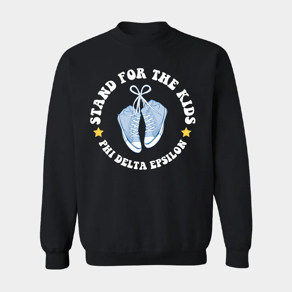 Shop PhiDE Merch Children's Miracle Network Sneakers Crewneck Sweatshirt Birthday Gift For BFF-1 Shop PhiDE Merch Children's Miracle Network Sneakers Crewneck Sweatshirt Birthday Gift For BFF-1