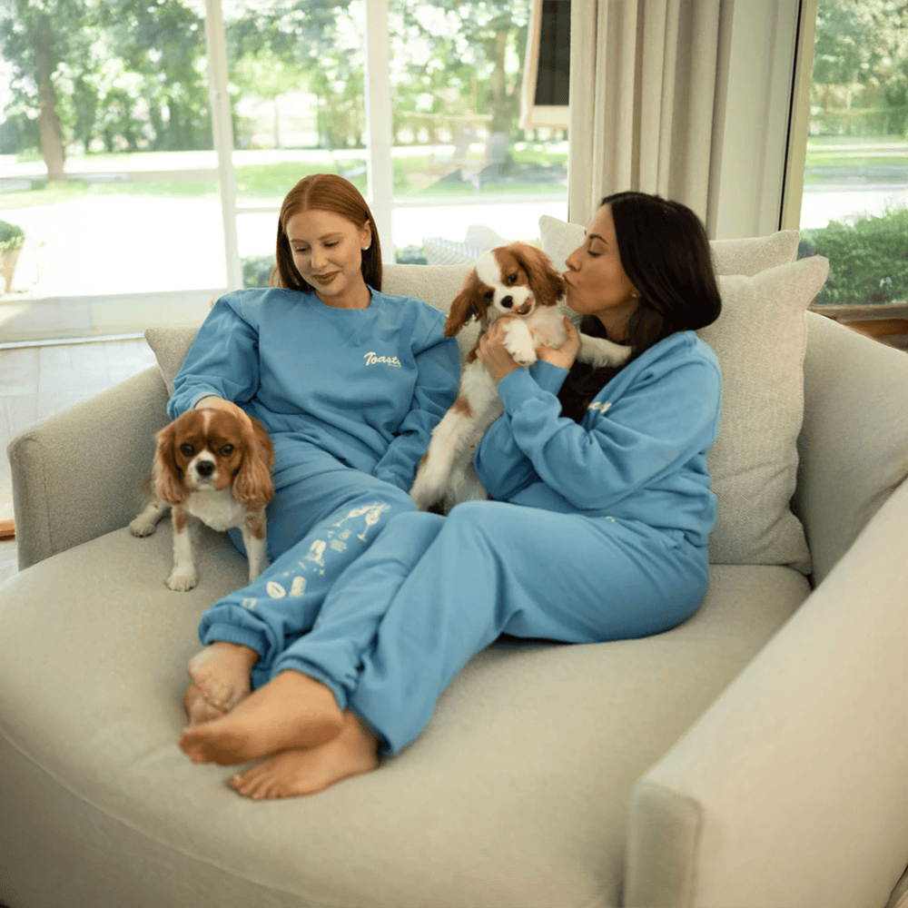 Shop Toast Merch Blue Toasty Est 2018 Sweatshirt And Sweatpant Sets Gift For Wife Shop Toast Merch Blue Toasty Est 2018 Sweatshirt And Sweatpant Sets Gift For Wife