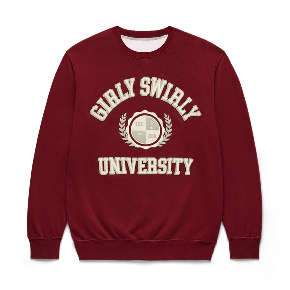 Shop Toast Merch Girly Swirly University Sweatshirt And Sweatpant Sets Gift For Mom Shop Toast Merch Girly Swirly University Sweatshirt And Sweatpant Sets Gift For Mom
