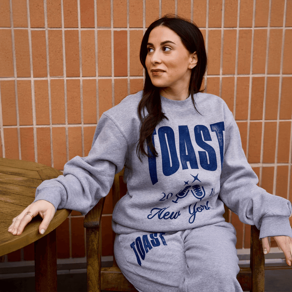 Shop Toast Merch Heather Grey Sporty Sweatshirt And Sweatpant Sets Gifts For Sister Shop Toast Merch Heather Grey Sporty Sweatshirt And Sweatpant Sets Gifts For Sister