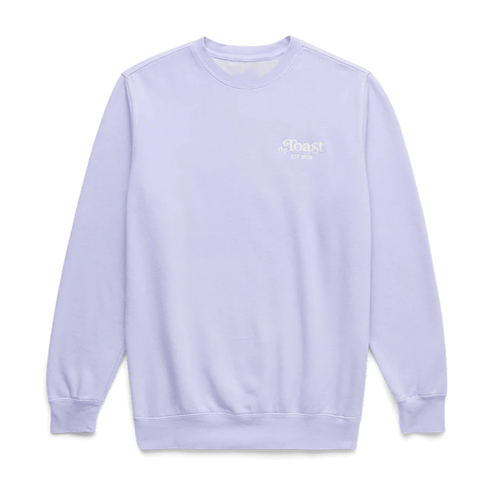 Shop Toast Merch Purple The Toast Est 2018 Sweatshirt Wife Gift Ideas Shop Toast Merch Purple The Toast Est 2018 Sweatshirt Wife Gift Ideas
