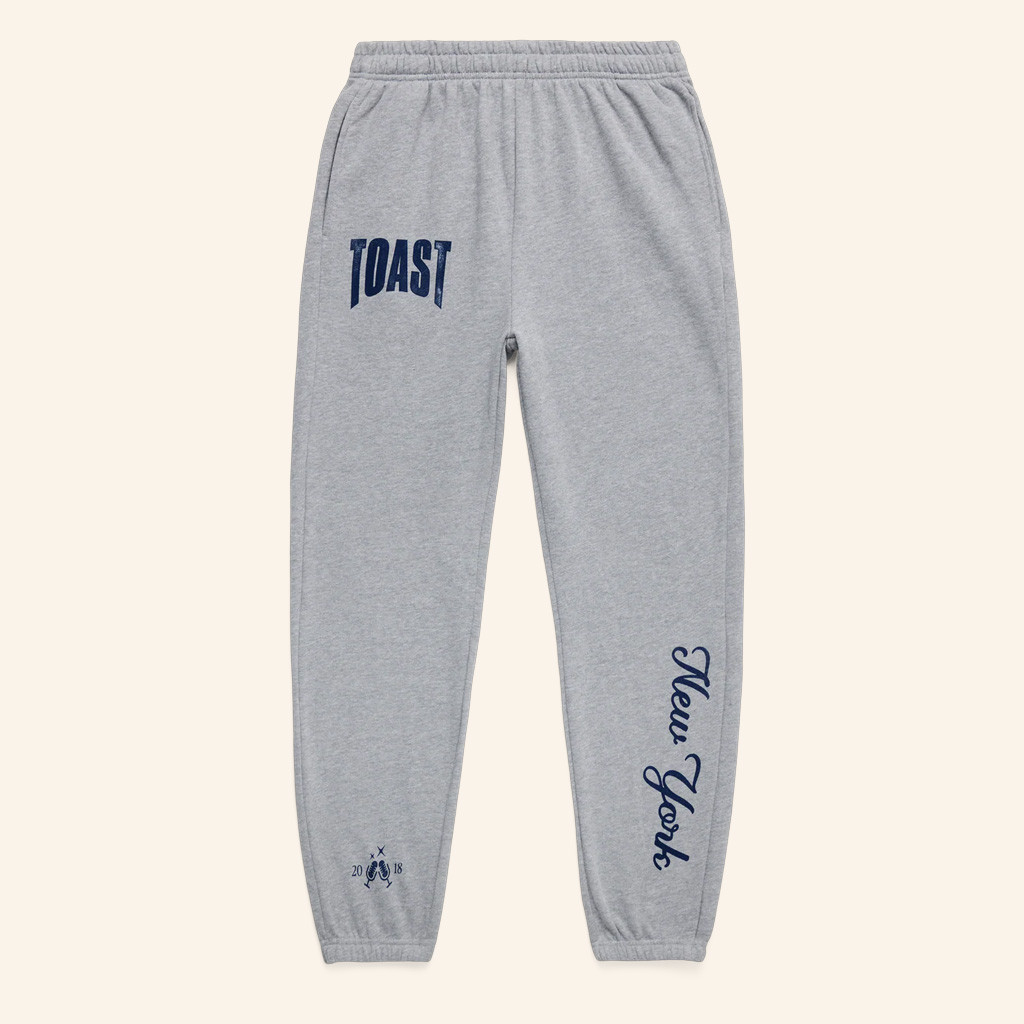 Shop Toast Merch Sporty Sweatpant Toast New York Sweatpants Gifts For Best Friends