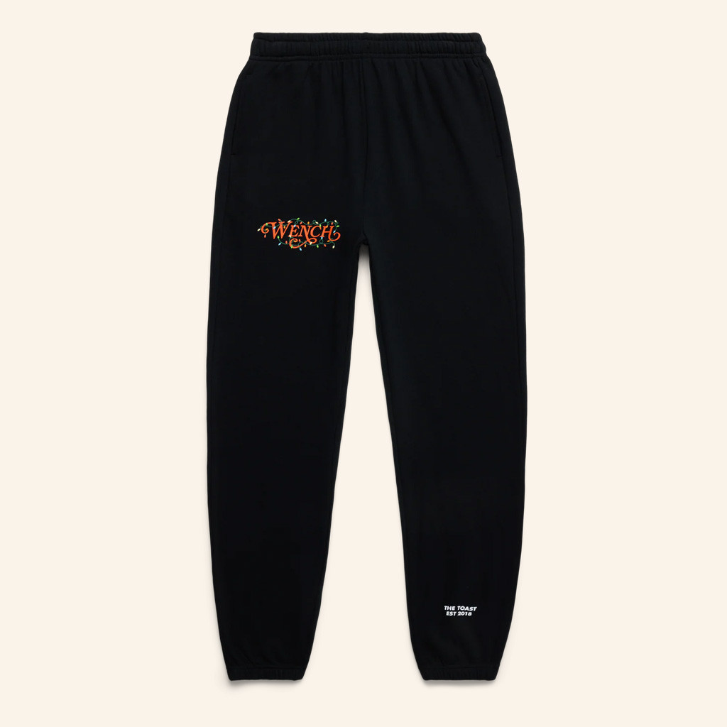 Shop Toast Merch Wench Sweatpants Black Christmas Present For Son Shop Toast Merch Wench Sweatpants Black Christmas Present For Son