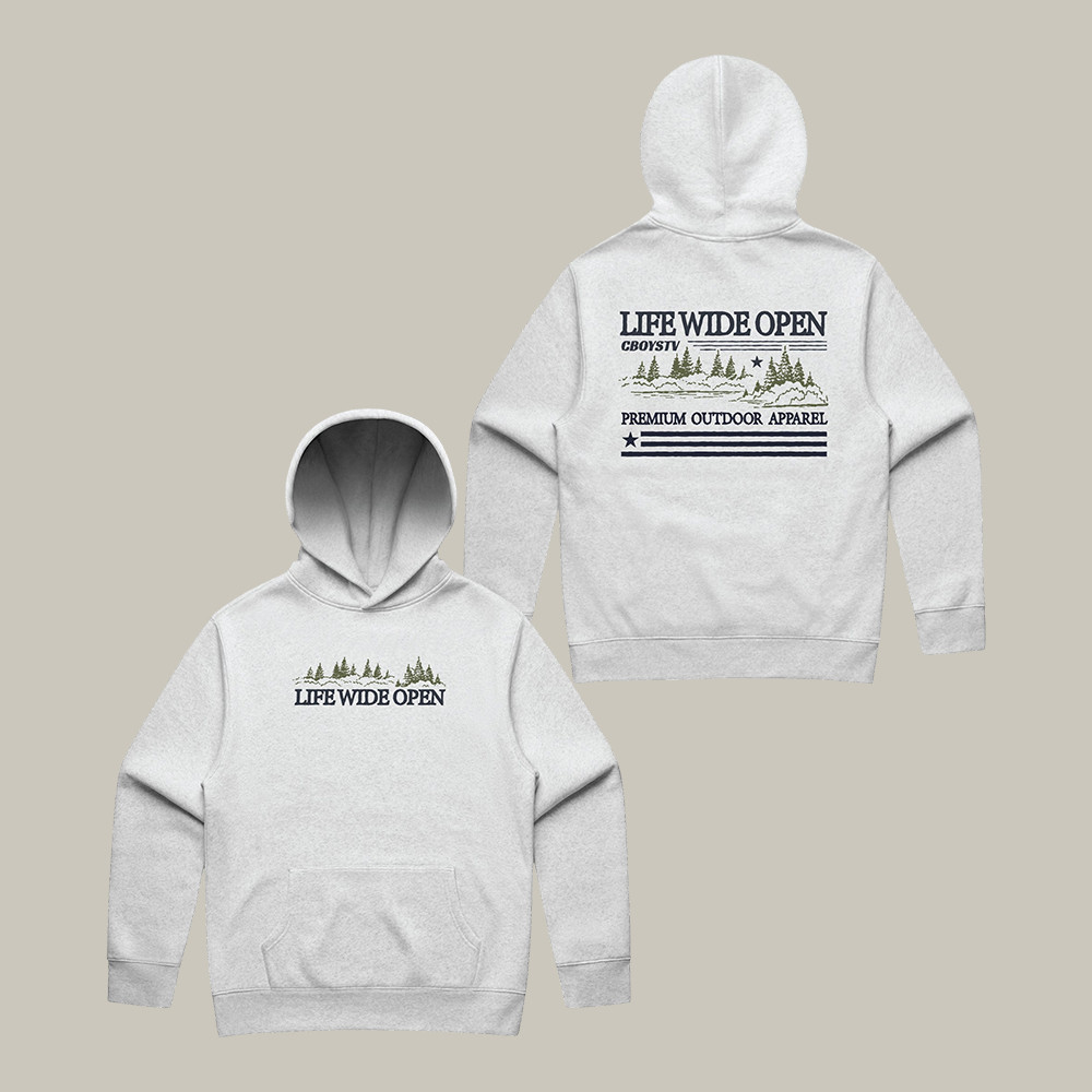 Shoreline CboysTV Hoodie Life Wide Open Streetwear Apparel Birthday Gift For Him