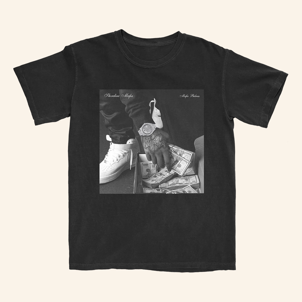 Shoreline Mafia Merch Album Cover T-Shirt Christmas Gifts For Hip Hop Fans Shoreline Mafia Merch Album Cover T-Shirt Christmas Gifts For Hip Hop Fans