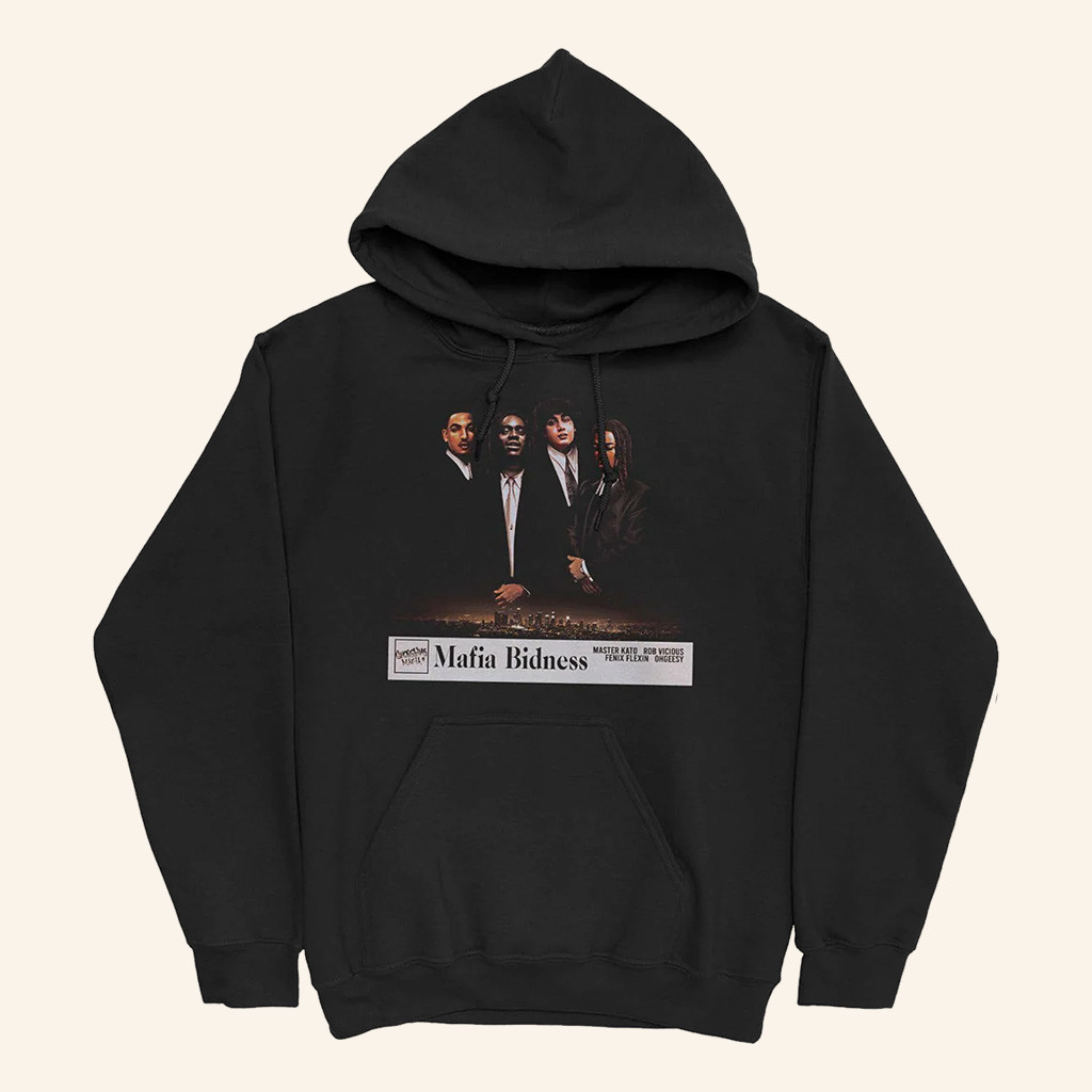 Shoreline Mafia Merch Mafia Bidness Deluxe Cover Art Hoodie Xmas Gifts For Hip Hop Lovers