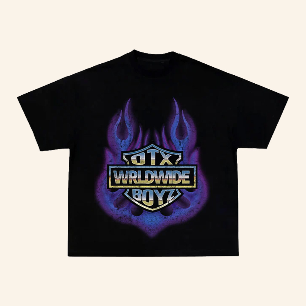 Shoreline Mafia Merch Ohgeesy Geezyworld Shirt Otxboyz Wrldwide T-Shirt Hip Hop Fans Gifts