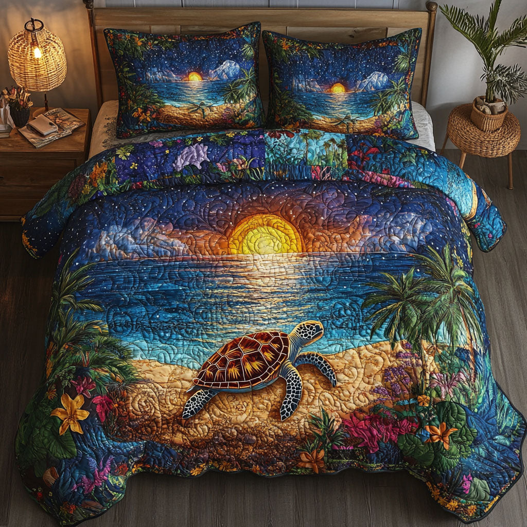Shoreline Serenity Quilted Bedding Set Home Comfort Bedding Set That Everyone Will Love