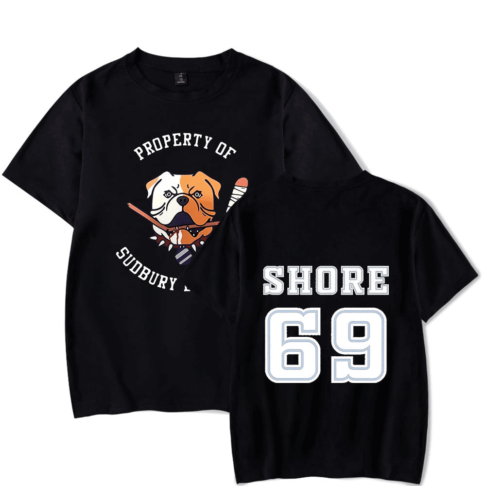 Shoresy Merch T-Shirt 69 Property Of Sudbury Bulldogs Shoresy Shirt Gifts For Fan
