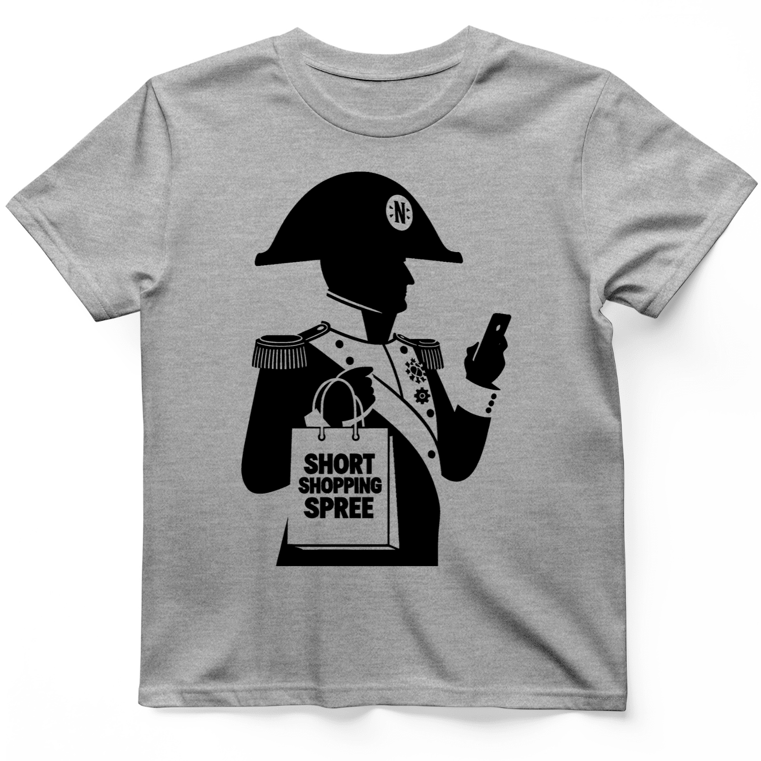 Short Shopping Spree T-Shirt Napoleon Bonaparte Tee Gifts For Father