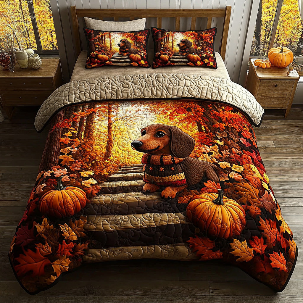 Shorty Sweet Quilted Bedding Set Best Comforter Sets Dachshund Gifts For Christmas