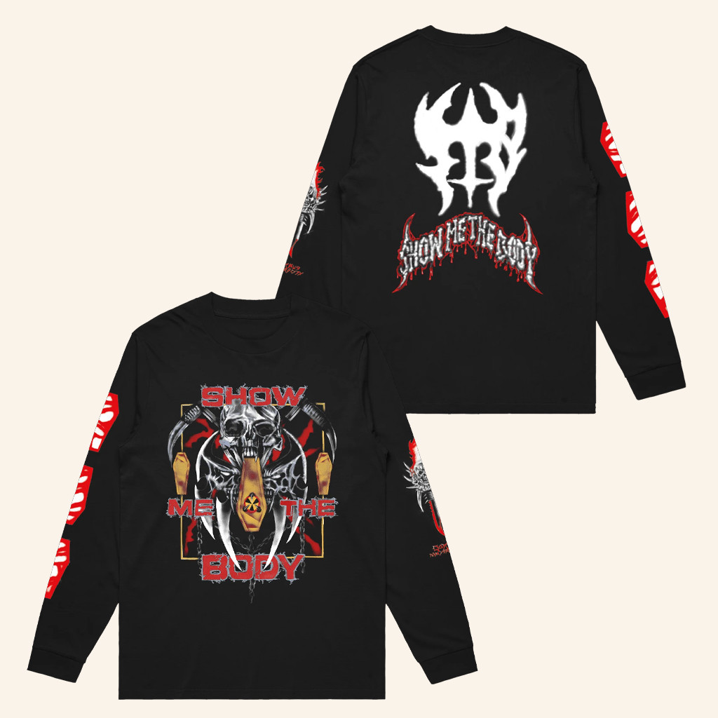 Show Me The Body Merch Radiation Long Sleeve T-Shirt Birthday Present For Him Show Me The Body Merch Radiation Long Sleeve T-Shirt Birthday Present For Him