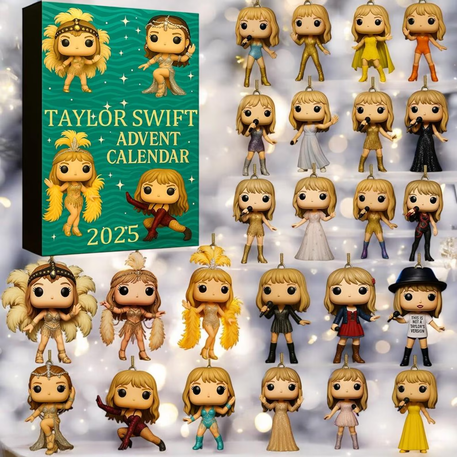 Showgirl 2025 Advent Calendar Cool Advent Calendar Christmas Decor Xmas Gifts For Swifties