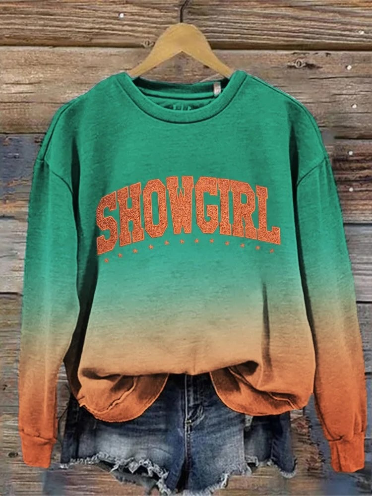 SHOWGIRL Crewneck Sweatshirt 2025 Merch Gift For Fans