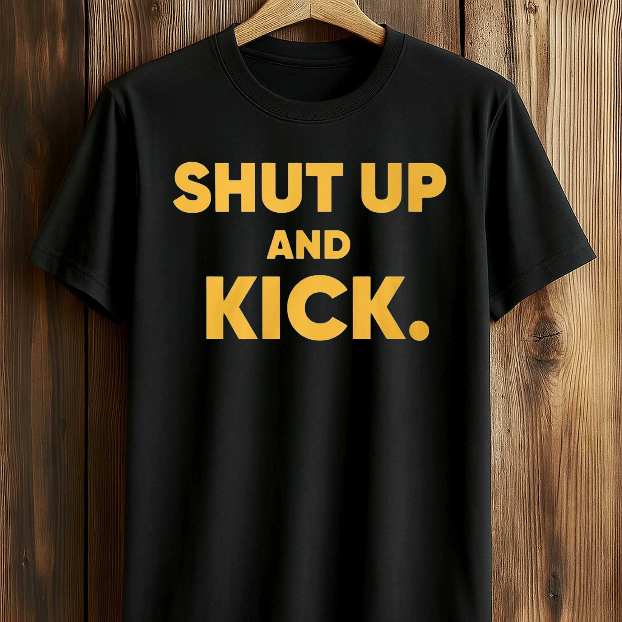 Shut Up And Kick T-Shirt Harrison Butker Kansas City Chiefs Merch Gift For Fans