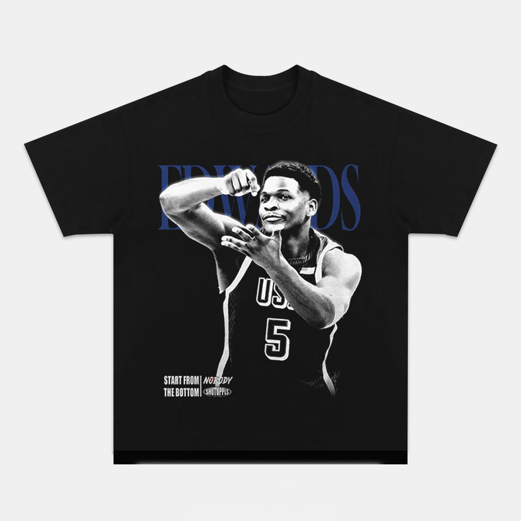 Shutuppls Anthony Edwards Graphic T-Shirt Gift For Basketball Lover
