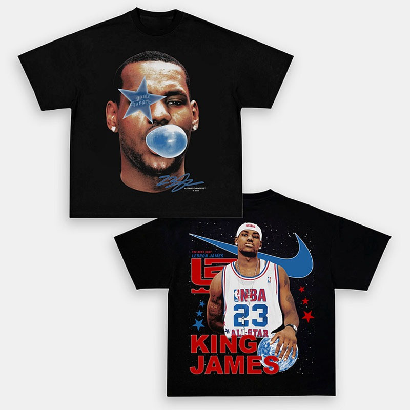 Shutuppls Lebron James Printed T-Shirt Great Gifts For Basketball Fans