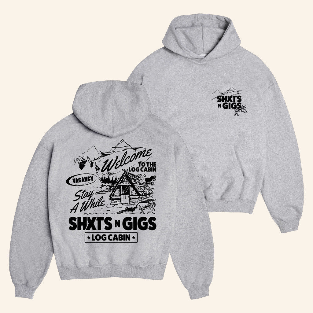 Shxtsngigs Merch Log Cabin Hoodie Unique Gift For Boyfriend