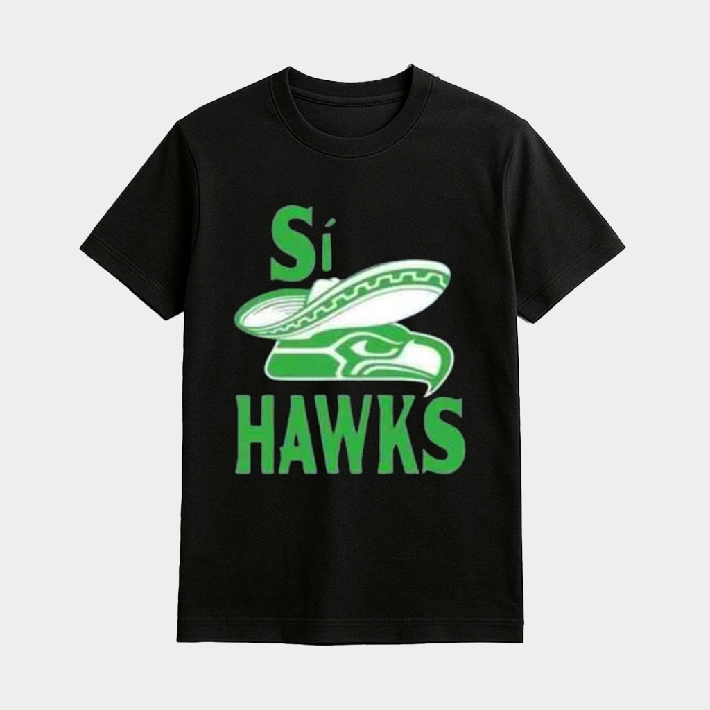 Si Hawks Puerto Vallarta Mexico T-Shirt Seahawks Super Bowl Champions 2026 Shirt Fan Gifts-1