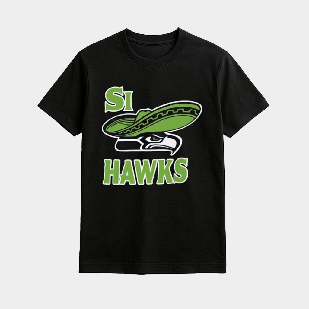 Si Hawks Puerto Vallarta Mexico T-Shirt Seahawks Super Bowl Champions 2026 Shirt For Fans-1 Si Hawks Puerto Vallarta Mexico T-Shirt Seahawks Super Bowl Champions 2026 Shirt For Fans-1