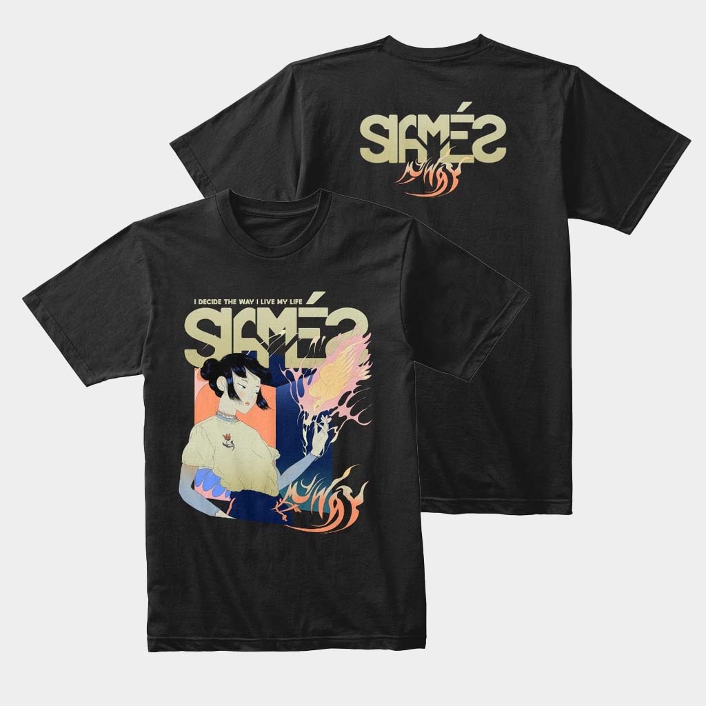 Siamese Merch I Decide The Way I Live My Life Siamese T-Shirt Present For Her