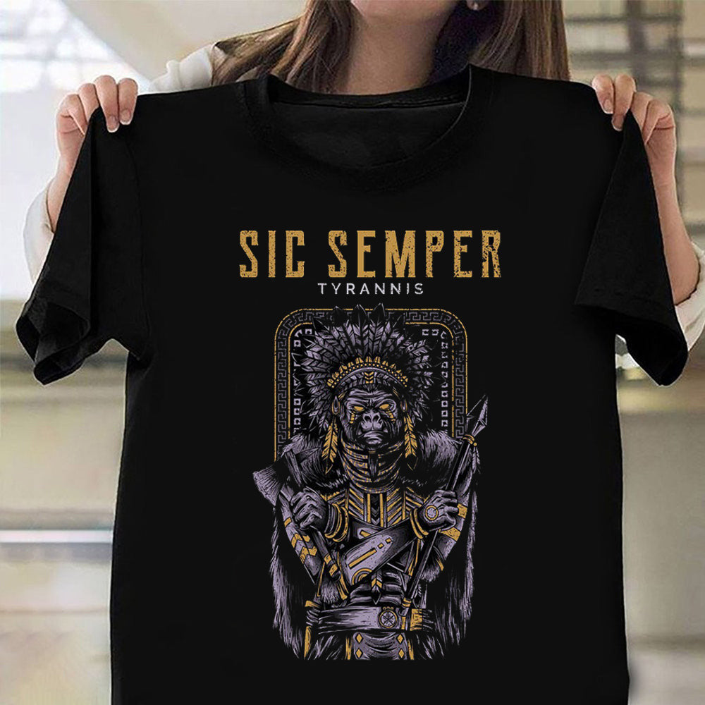 Sic Semper Tyrannis Shirt Men's Patriotic T-Shirts Sic Semper Tyrannis Virginia Merch Sic Semper Tyrannis Shirt Men's Patriotic T-Shirts Sic Semper Tyrannis Virginia Merch