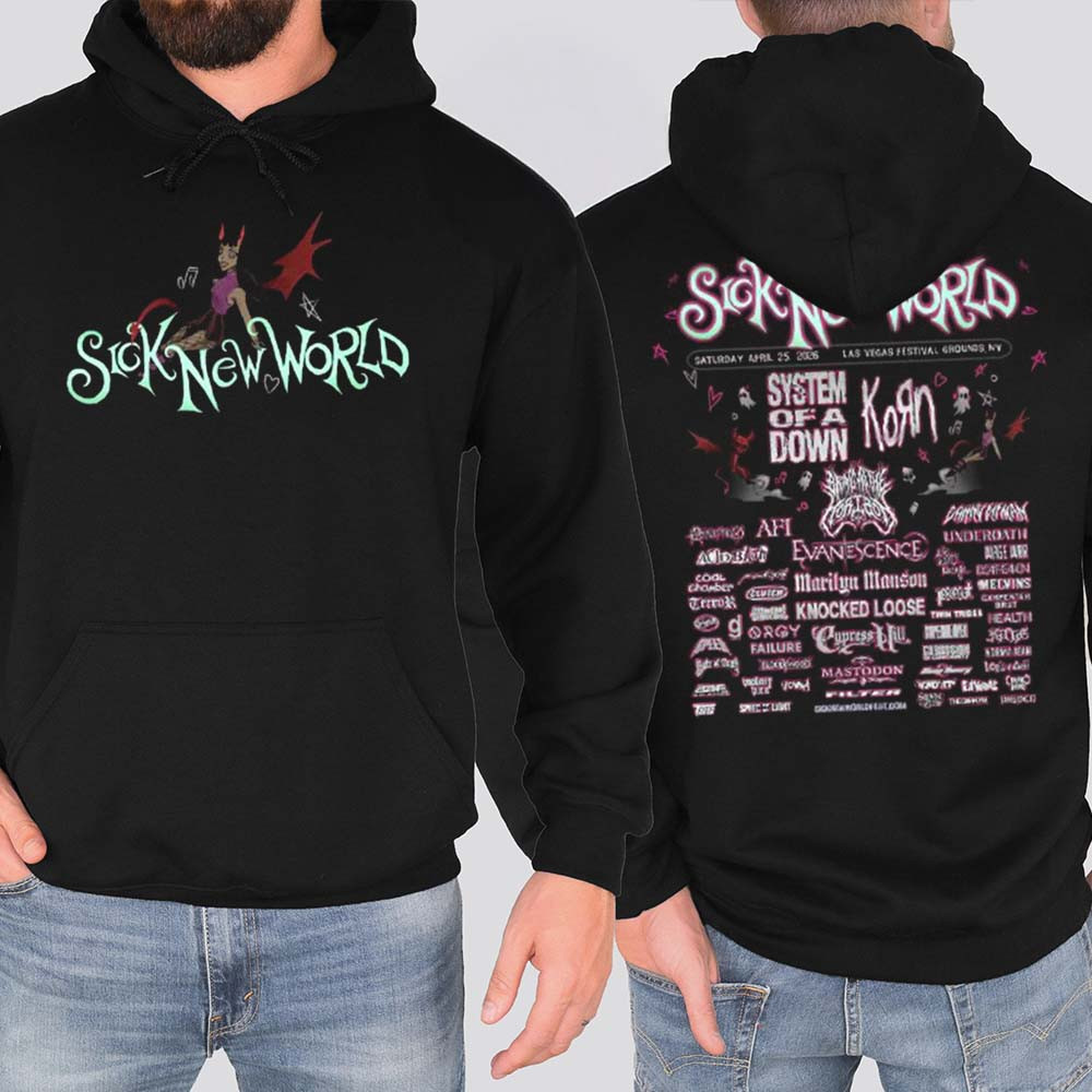 Sick New World Las Vegas 2026 Festival T-Shirt Sick New World Merch Unique Gift Idea