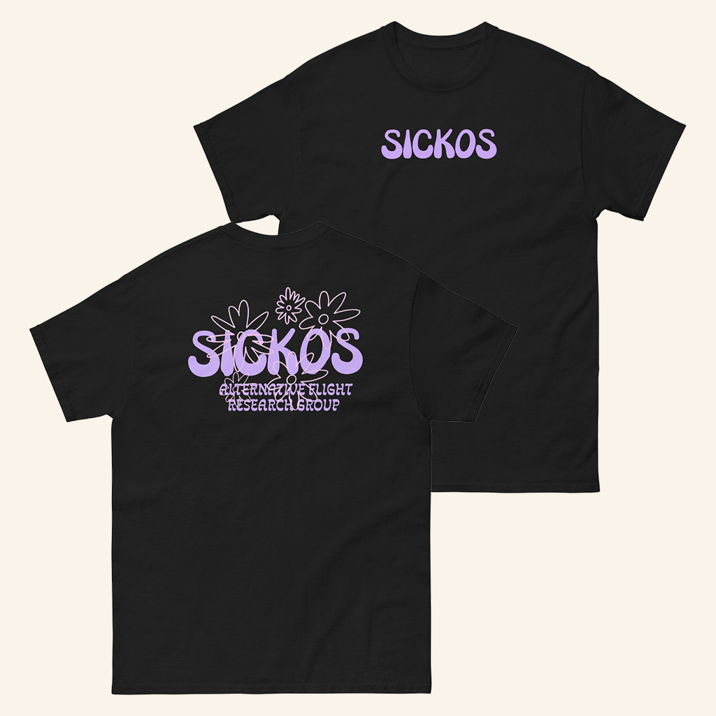 Sickos Merch Alternative Flight Research Group Black T-Shirt Gifts For My Sister Sickos Merch Alternative Flight Research Group Black T-Shirt Gifts For My Sister