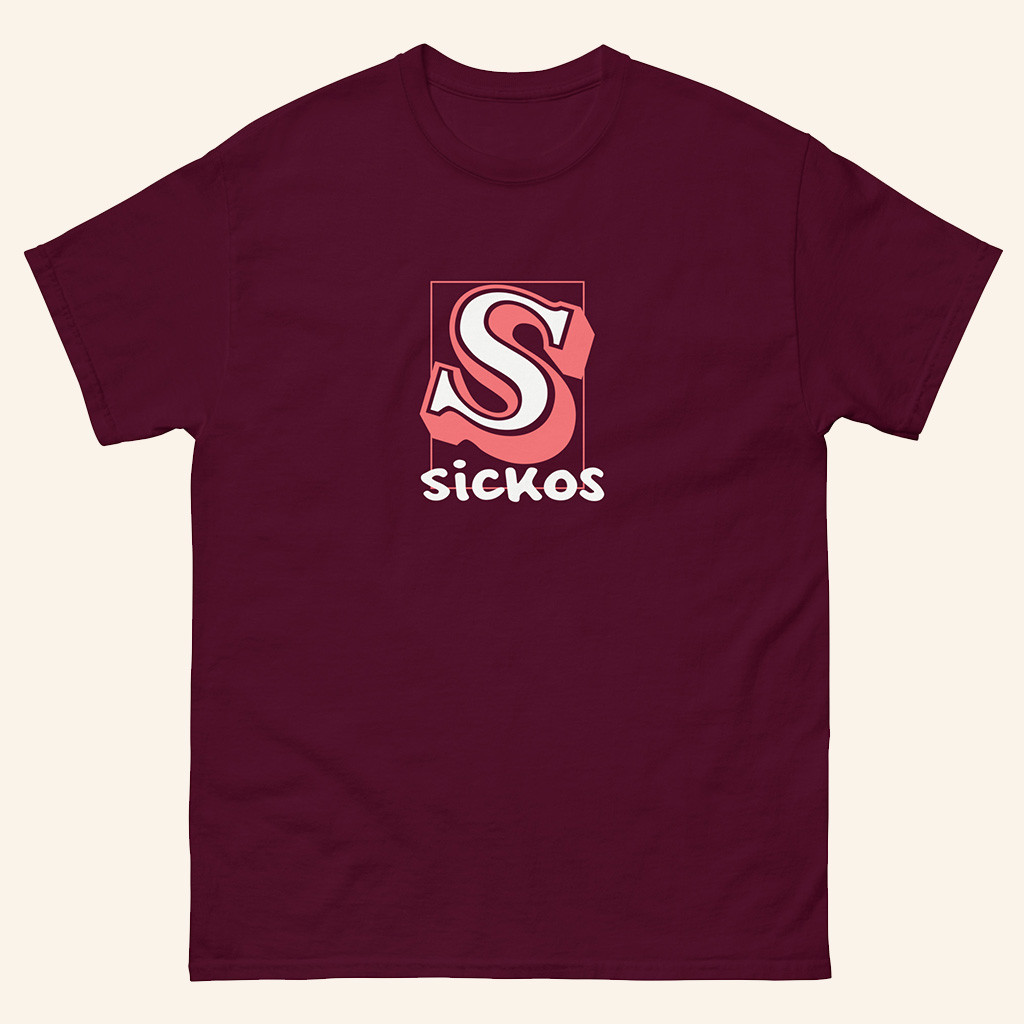 Sickos Merch Sickos Big S Logo T-Shirt Unique Birthday Gift For Girlfriend Sickos Merch Sickos Big S Logo T-Shirt Unique Birthday Gift For Girlfriend