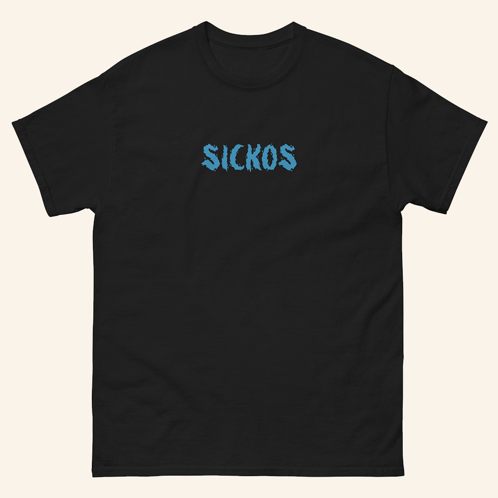 Sickos Merch Sickos Blue Logo Black T-Shirt Gift Ideas For Boyfriend Sickos Merch Sickos Blue Logo Black T-Shirt Gift Ideas For Boyfriend