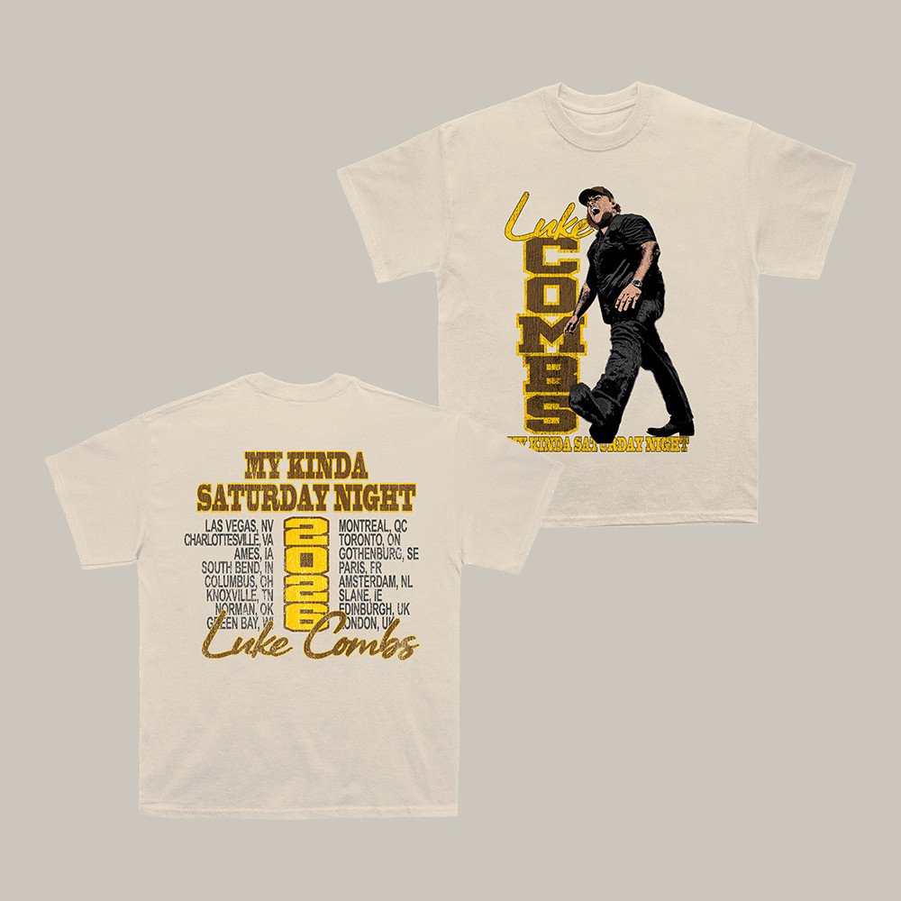 Sideline Tour Luke Combs T-Shirt Music Concert Tee Luke Combs Lover Gift For Friends