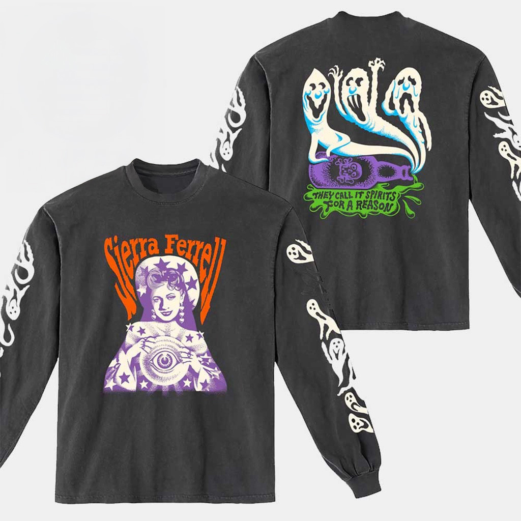 Sierra Ferrell Halloween 2025 Long Sleeve T-Shirt Fan Apparel Birthday Gifts For Music Lovers