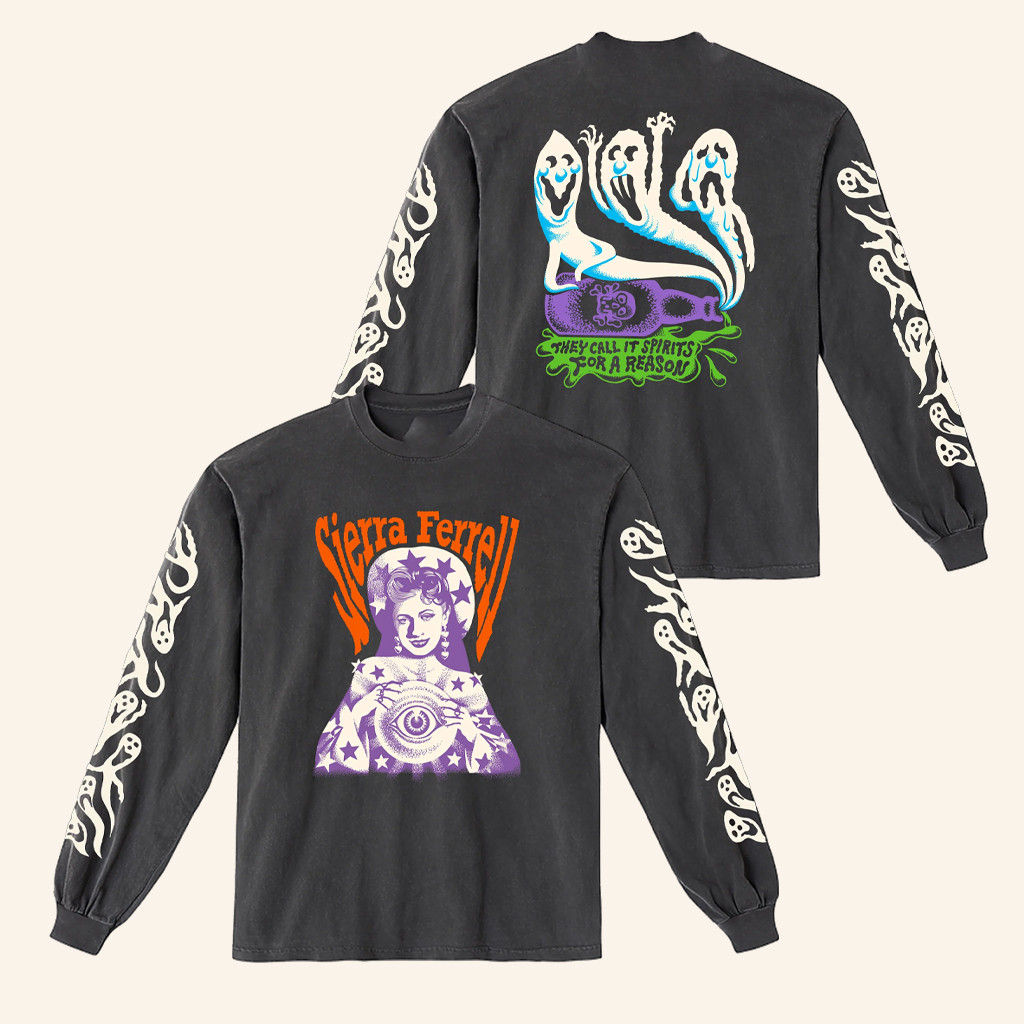 Sierra Ferrell Merch Halloween Long Sleeve T-Shirt Gifts For Best Friends Sierra Ferrell Merch Halloween Long Sleeve T-Shirt Gifts For Best Friends