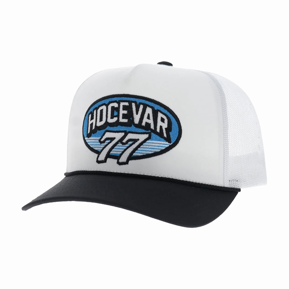 Signature Oval Logo Trucker Hat Carson Hocevar 77 Merch Gift For NASCAR Fans