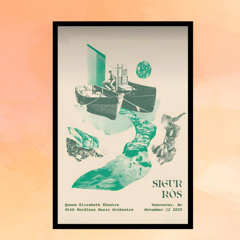 Sigur Ros Merch Vancouver BC November 12 2025 Concert Poster Presents For Rock Music Lovers