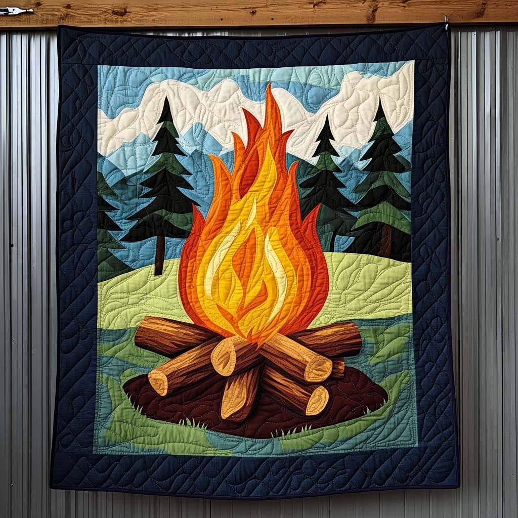 Silent Creek Quilted Blanket Unique Camping Gifts