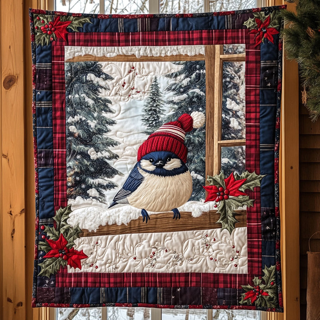 Silent Feathers Quilted Blanket Holiday Blanket Gifts For Daughter At Christmas
