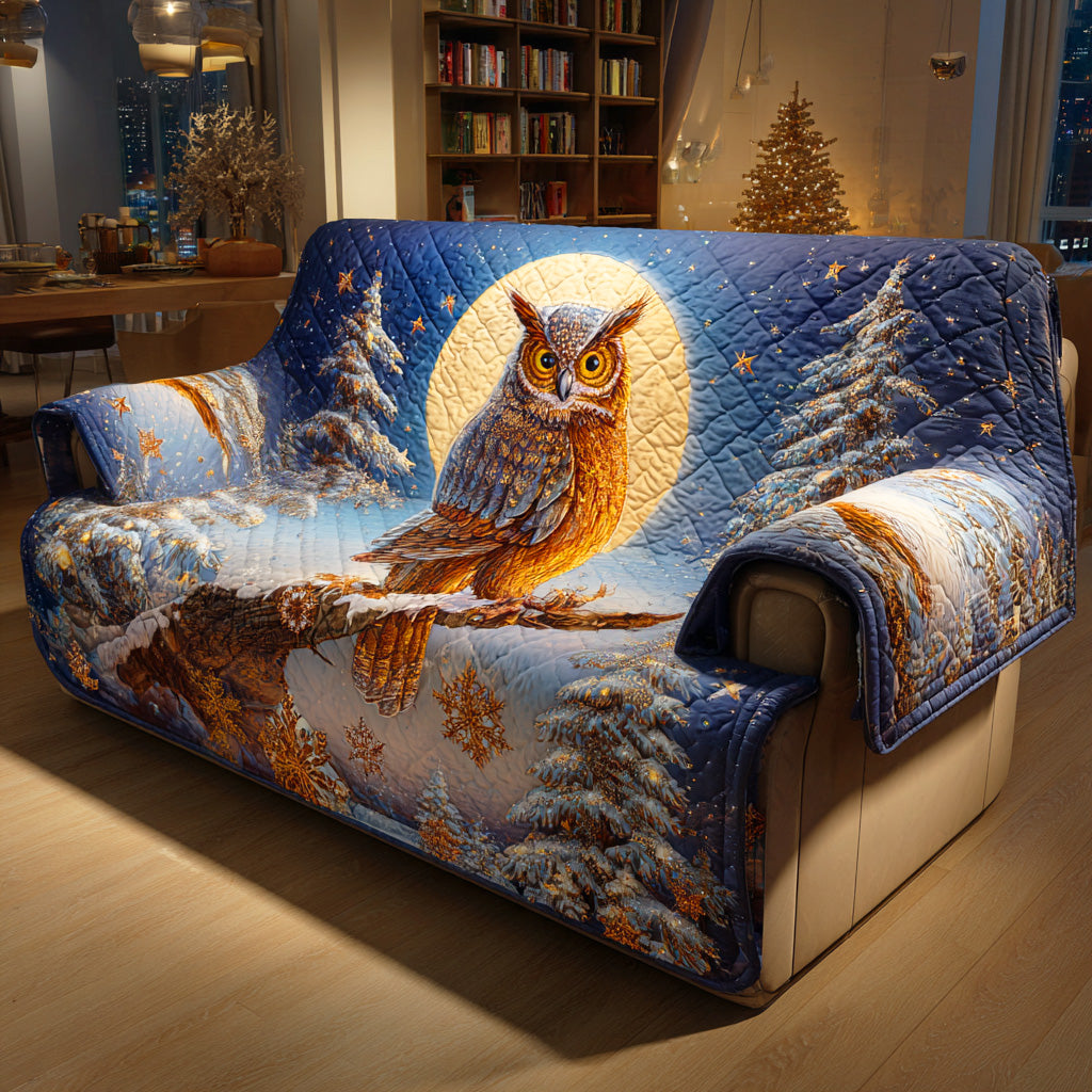 Silent Flight Quilted Sofa Cover Christmas Sofa Decor