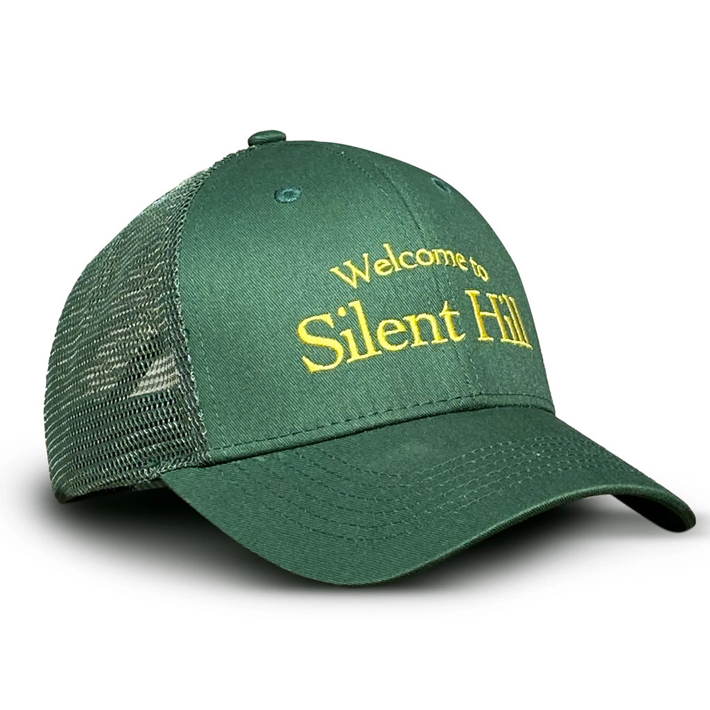 Silent Hill Merch Embroidered Welcome To Silent Hill Trucker Hat Birthday Gift For Him