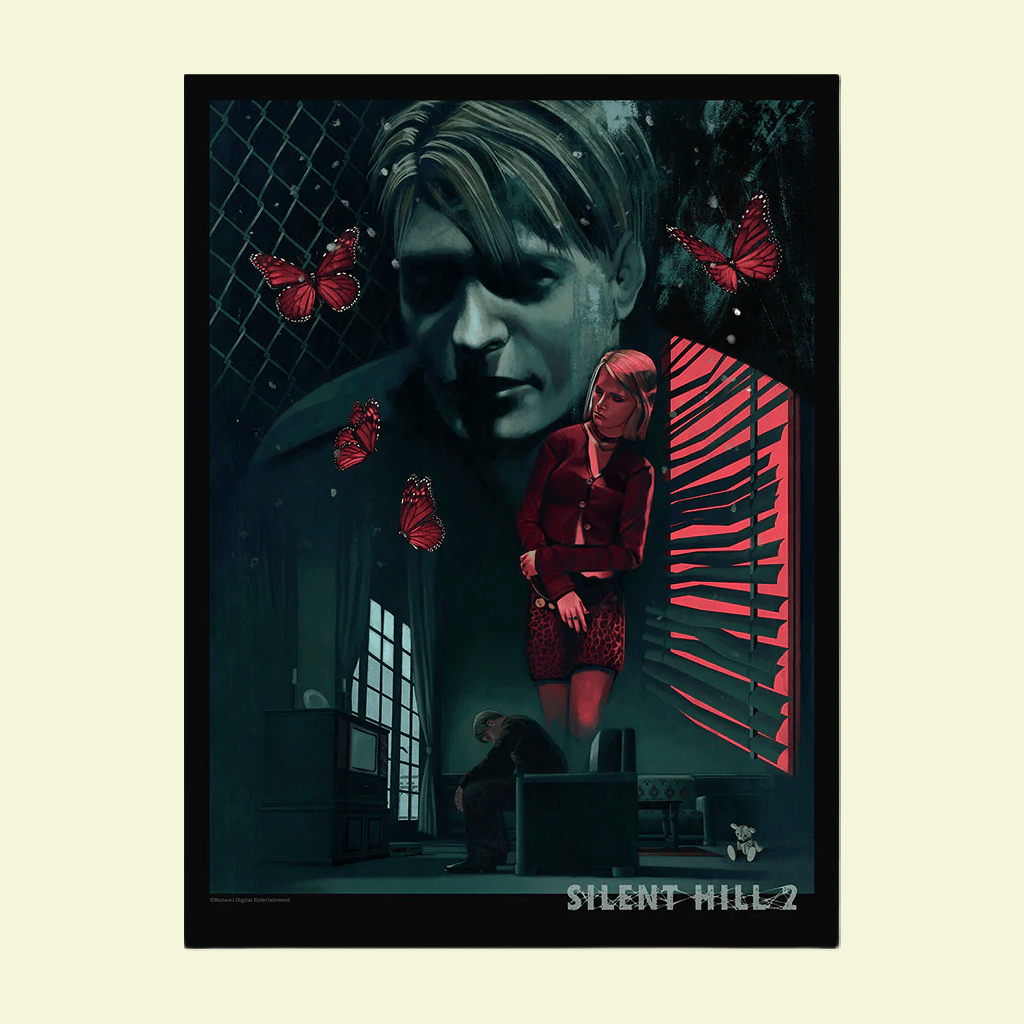 Silent Hill Merch SILENT HILL 2 Art Poster Living Room Wall Decor Gifts For Fans