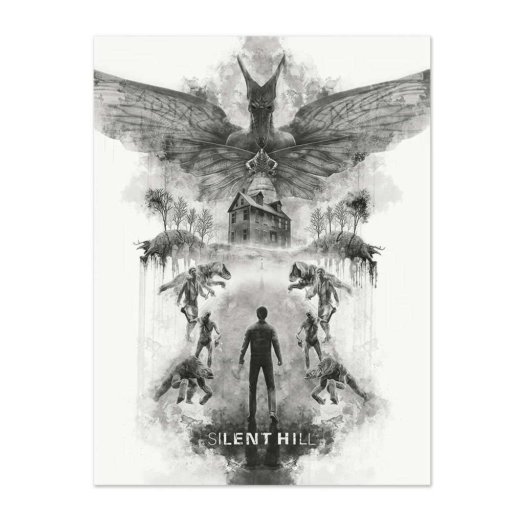 Silent Hill Merch SILENT HILL Art Poster Living Room Bedroom Wall Decor