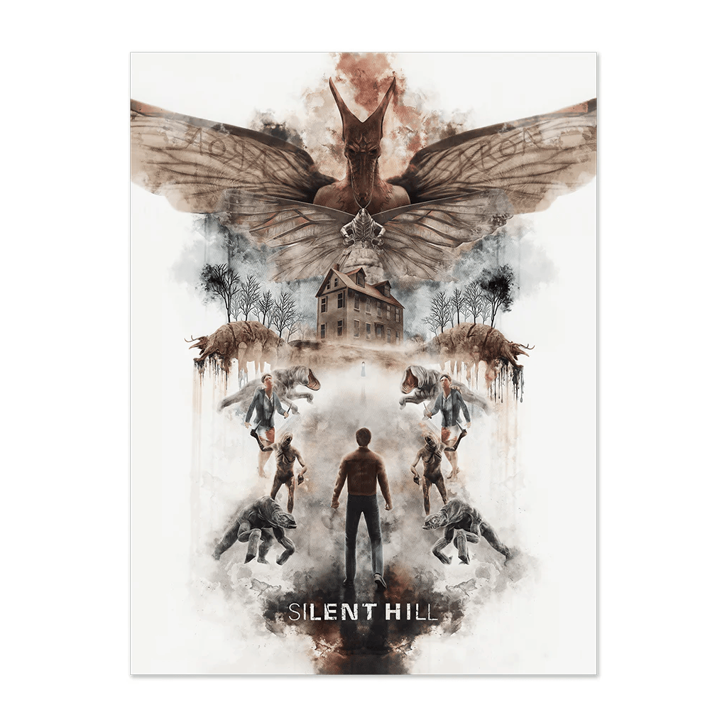 Silent Hill Merch SILENT HILL Art Poster Wall Decor For Living Room